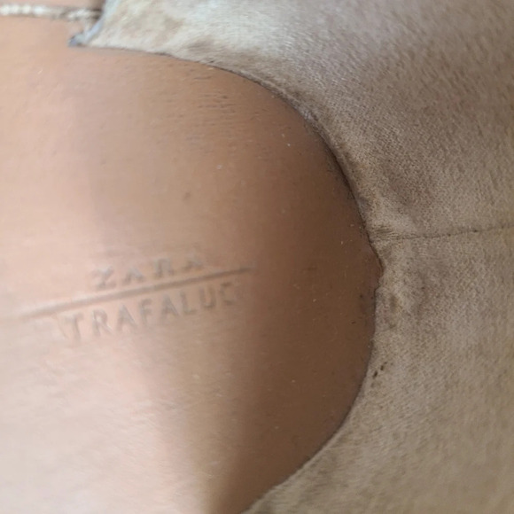 Zara Trafaluc white sandals sz.38 - Picture 2 of 7